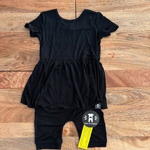 Ready Set Romper NWT Black Size 2-3T